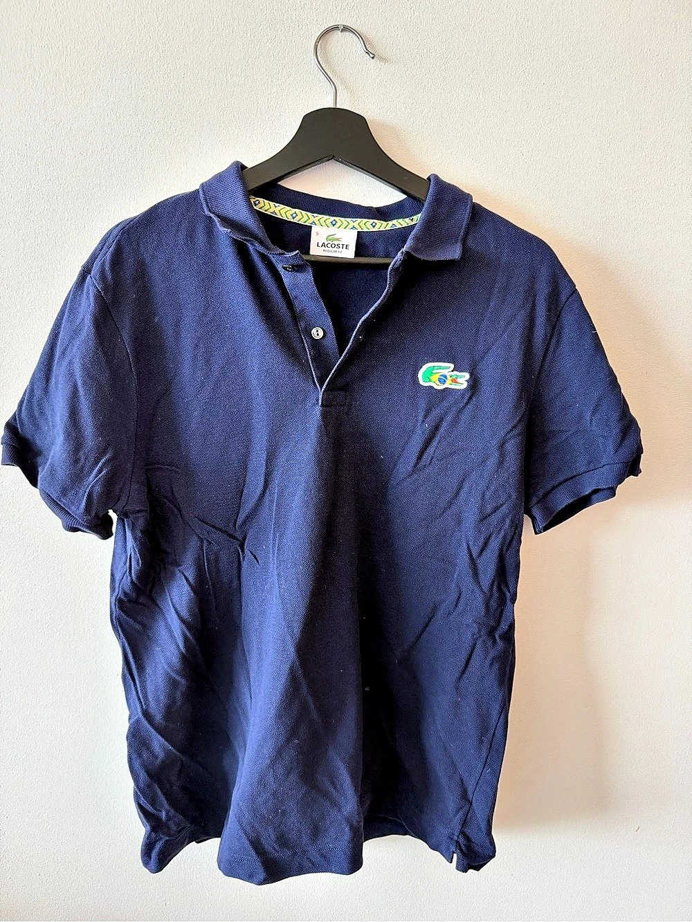 Lacoste Brazil Edition Classic Fit L.12.12 Original Polo Shirt - Large